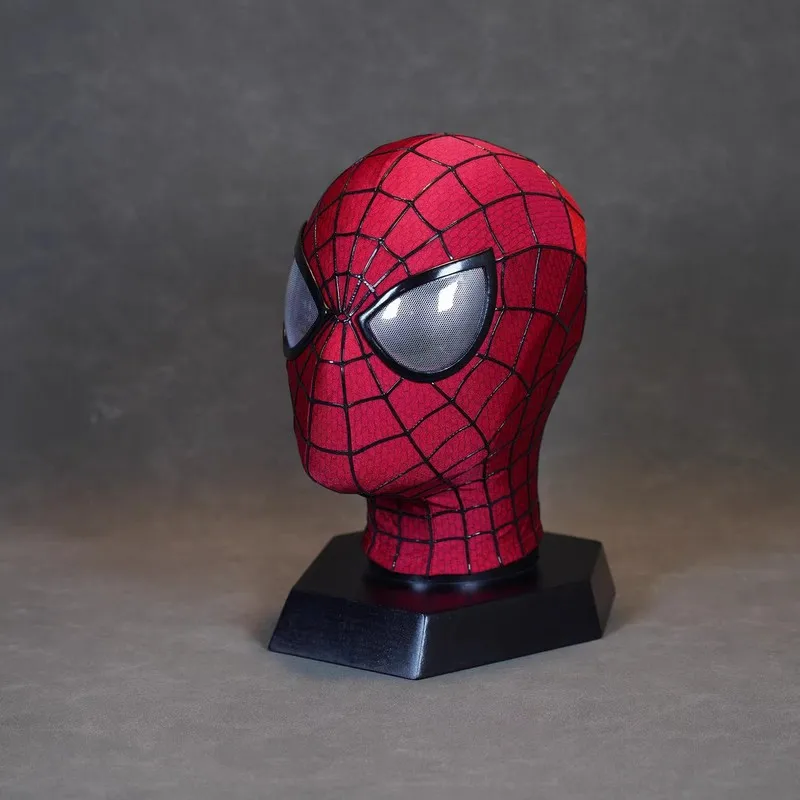 new-handmade-spider-man-2-movie-accuracy-garfield-version-cosplay-mask-peter-parker-handicraft-collectible-item-for-gift
