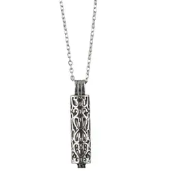 Cylinder Urn Necklace for Ashes for Women Men Cremation Jewelry Keepsake Memorial Human Pet Ashes Pendant