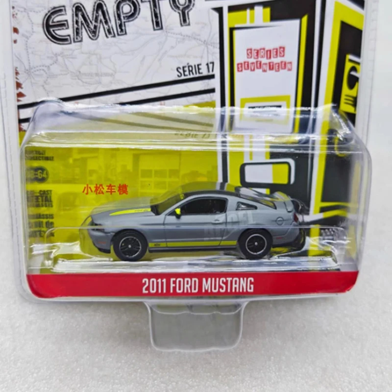 

Greenlight масштаб 1:64 2011, модель автомобиля из сплава Ford Mustang, классический сувенир для взрослых, подарок для хобби и игрушки