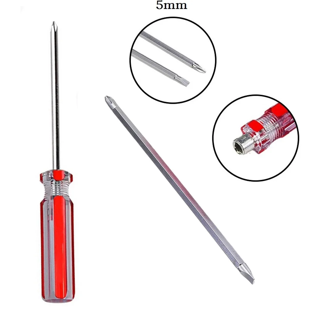 2 Sides Buried Screws Screwdriver Small Screw Double Head Operating All Kinds Plastic Slotted Cross Screwdriver