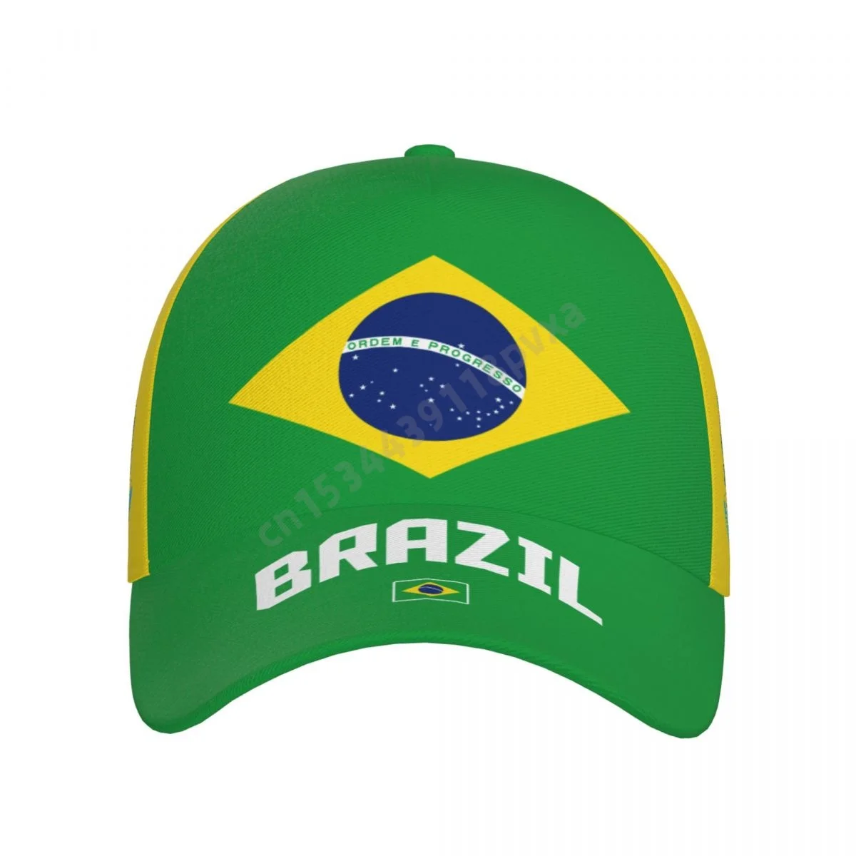 Unisex Brazil Flag Cool Brazilian Adult Baseball Cap Patriotic Hat for Baseball Soccer Fans Men Women