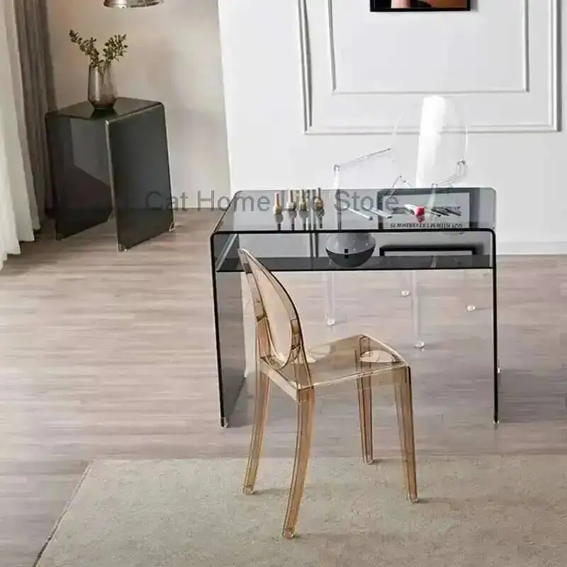 Supply Manicure Nail Transparent Glass Professional Table Designer Professional Tables Salon Furniture Corner Mesa Beauty Set