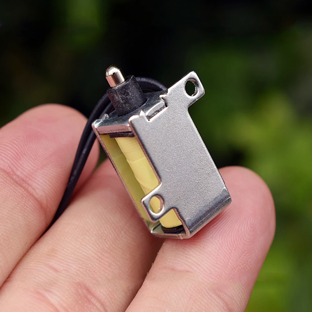 Instrument Equipment Sharing Power Bank Micro Electric Control Lock DC 2.4V 3V 3.7V Frame Type Electromagnetic Lock Stroke 2.5MM