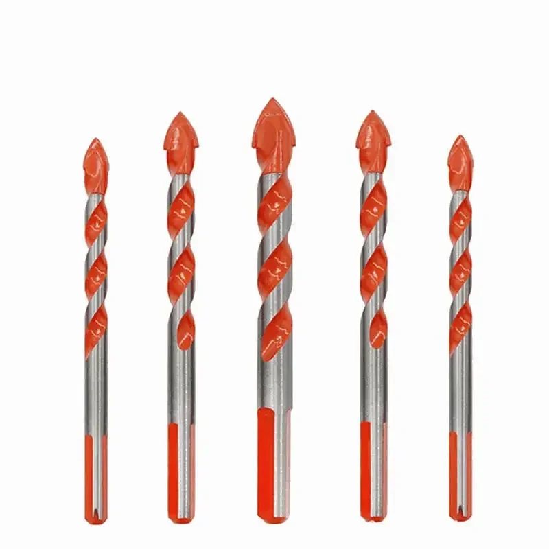 3/4/5/6/8/10/12mm Drill Bits Tile Drill Bits for Glass Ceramic Concrete Hole Opener Hard Metal Alloy Triangle Drill Bit Tools