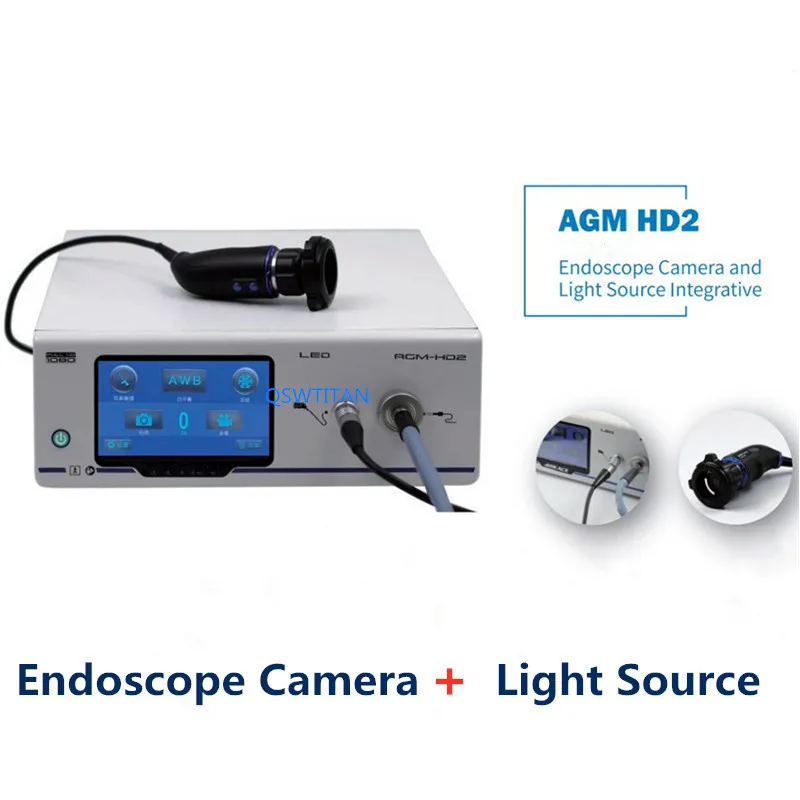 Endoscopic Camera and light source Integrated Full HD Endoscopic Camera Endoscopy System Equipment
