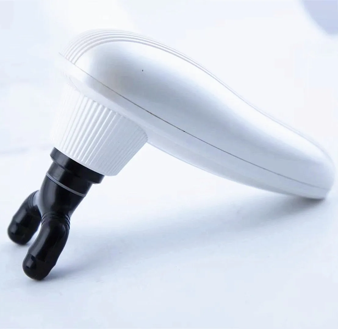 Mini White Deep Tissue Massager Vibrating Massage Gun for Body