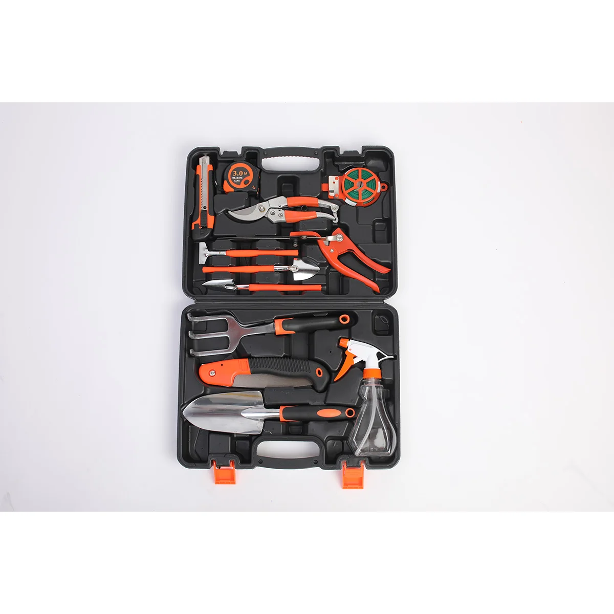 Multi Functional Garden Tool Non-slip Portable Black Combination Toolbox for Home Garden