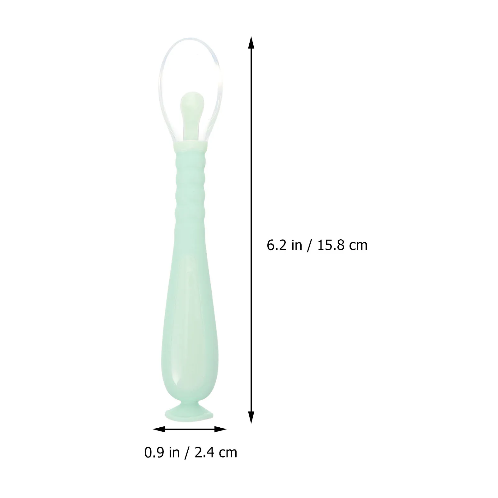

3pcs Baby Spoon Complementary Food Silicone Infant Feeding Newborn Training Round Shape Suction Design Anti-Fall for Babies