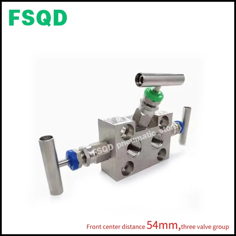 304/316 Stainless steel SF-2B all-in-one,three-valve set EJA3051 differential pressure transmitter three valve group
