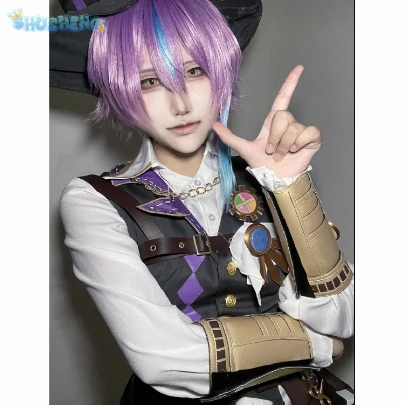 Kamishiro Rui Cosplay Costume Anime PJSK Handsome men and women vest jackets hats shirts prop Halloween carnival suits uniform view 4
