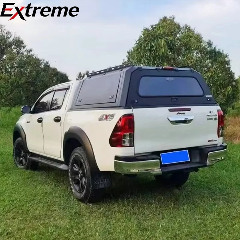 

Modern Flip-Up Window 4X4 Pickup Hardtop Topper Camper Shell Truck Canopy Jeep Wrangler Ford F150 GMC Pickup Tundra