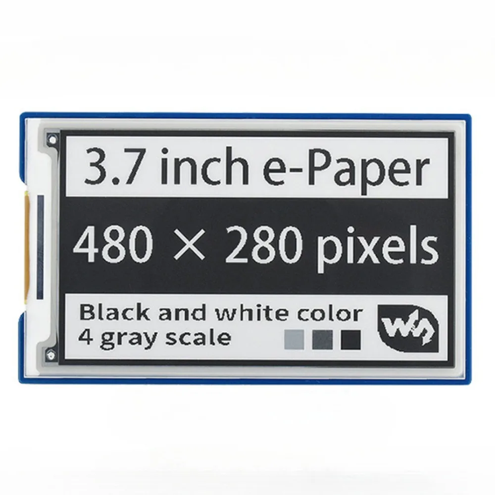 3.7inch dual-color e-paper ink screen black and whiteeink e-label screen SPI Access to Raspberry Pi/Jetson Nano/Arduino/STM32