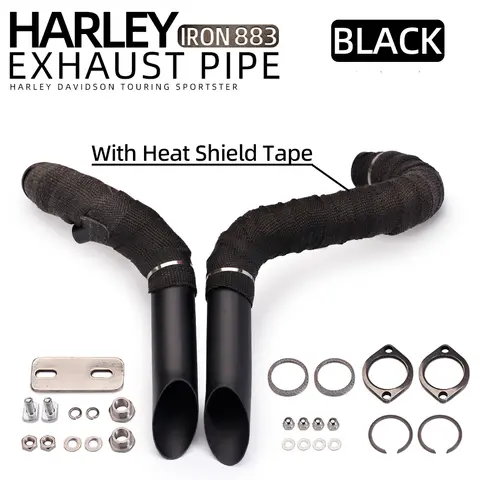 Exhaust Motorcycle  Escape Sportster Motorcycle Exhaust XL883 Elbow Bike For Softail Sportster 883 1200