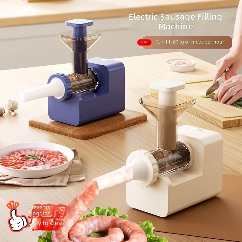 for Electric Sausage Stuffer Household Automatic Casing Filler Manual Meat Enema Tool Kitchen DIY Sausage Making Machine
