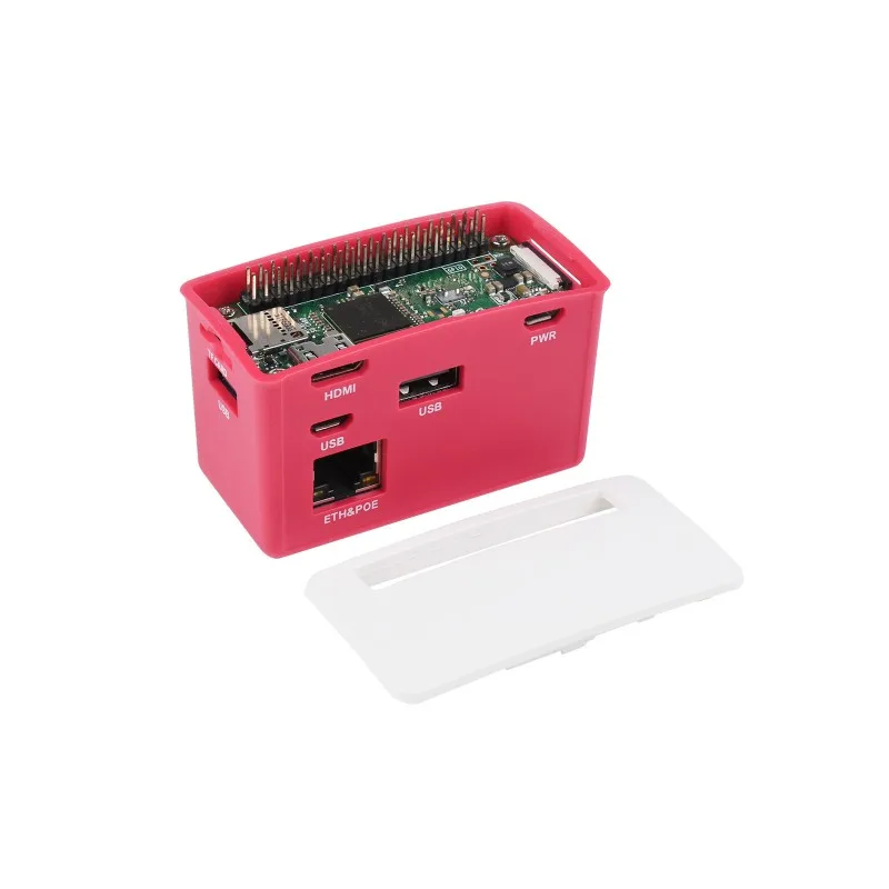 Waveshare PoE-ETH-USB-HUB-BOX, for Raspberry Pi Zero Series, 3x USB 2.0, 802.3af-Compliant