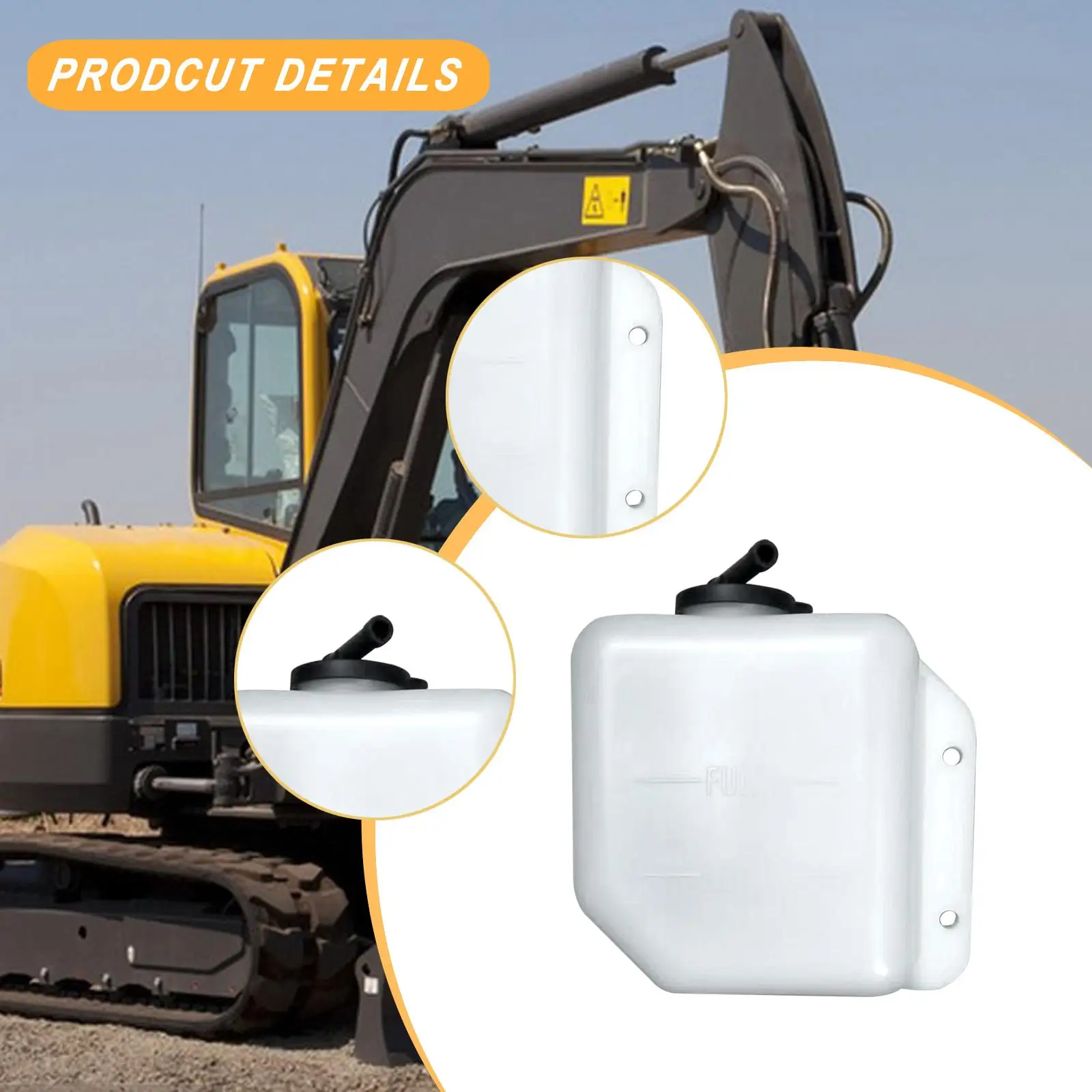 Tanque de transbordamento de refrigerante fácil de usar peças de reposição para motores 50 60 65 80