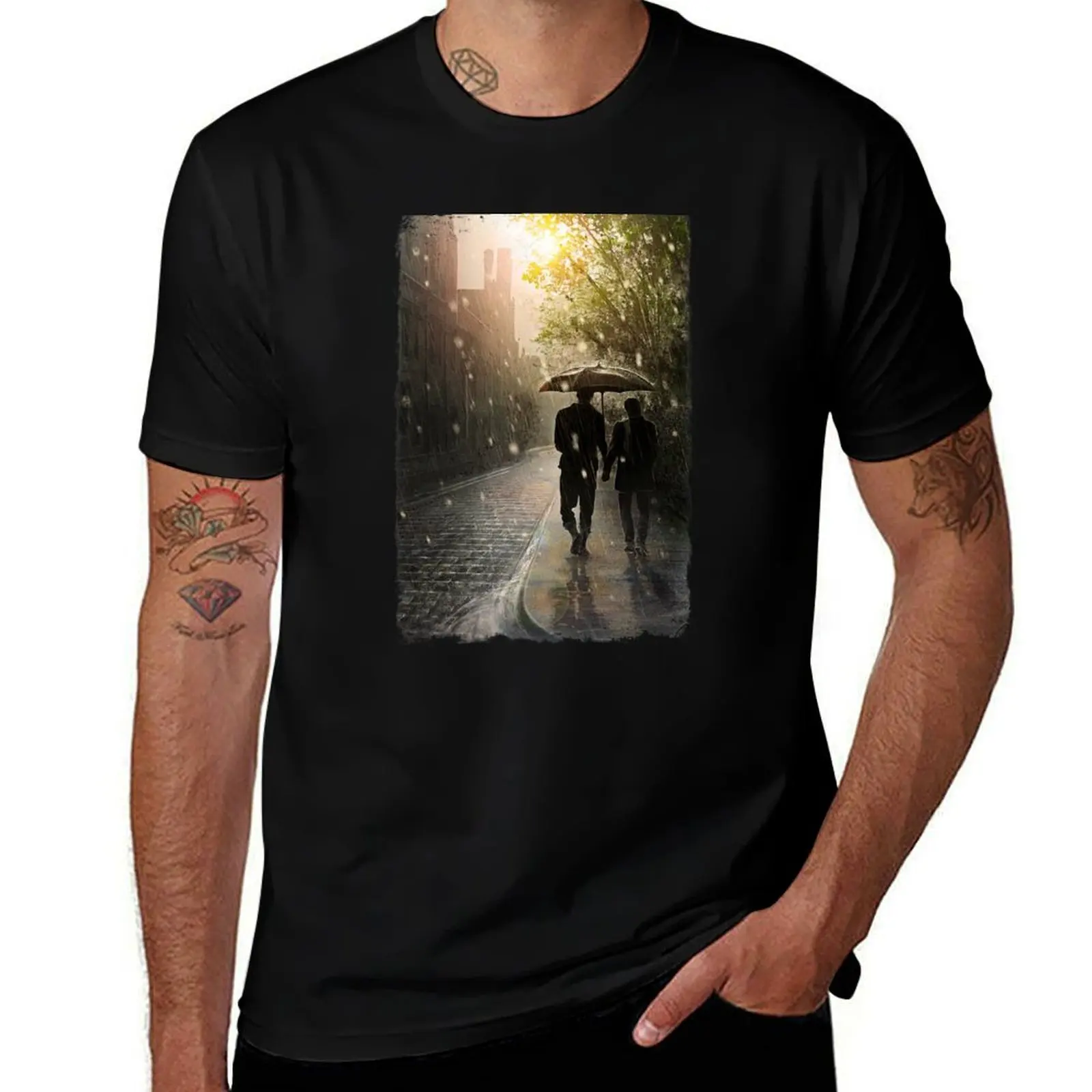 Waiting for the Flood T-Shirt Sweat Absorbing Sports Tee Shirt T-Shirt