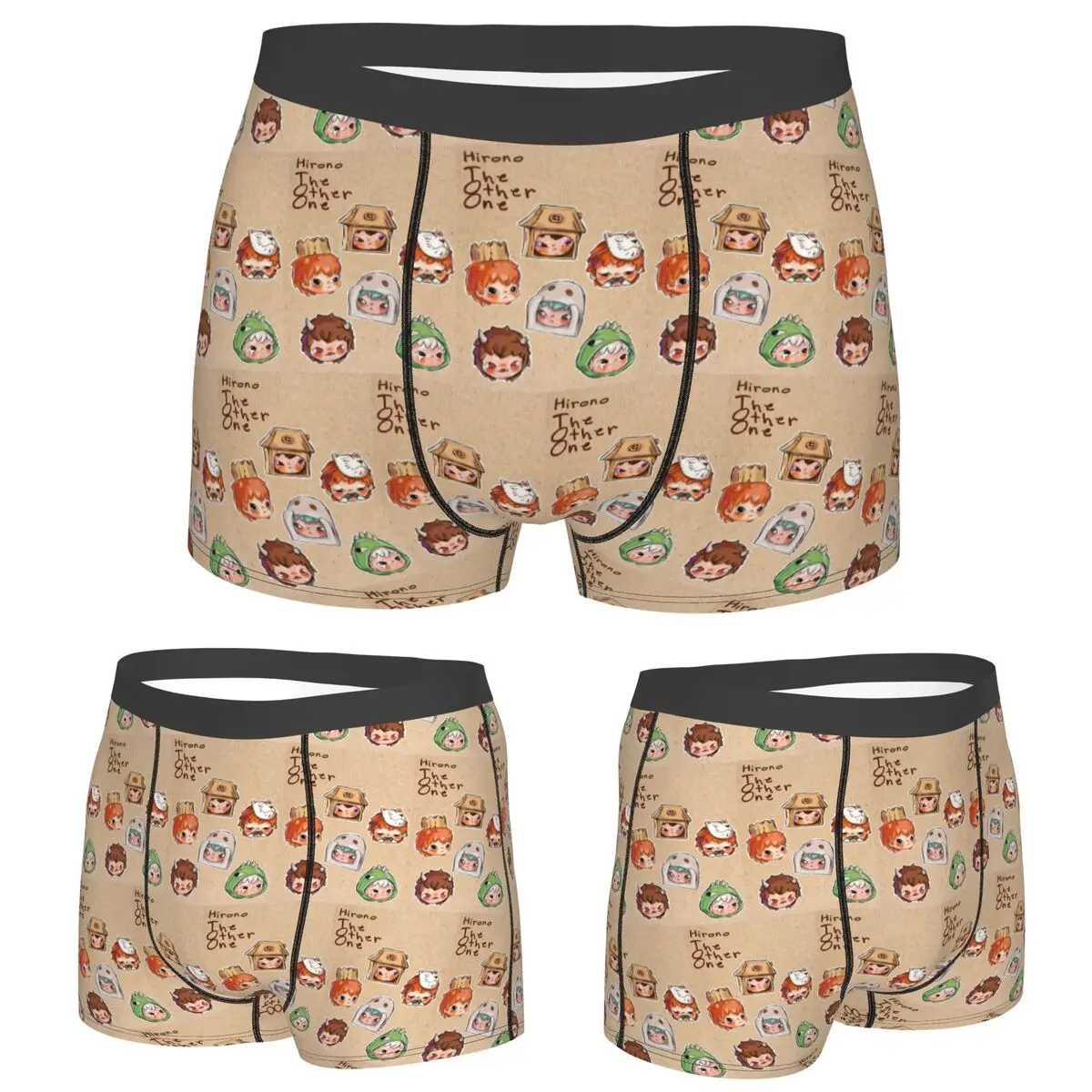 

Boxer Underpants Shorts Hirono Seeing Panties Male Ventilate Underwear for Homme Man Boyfriend Gift