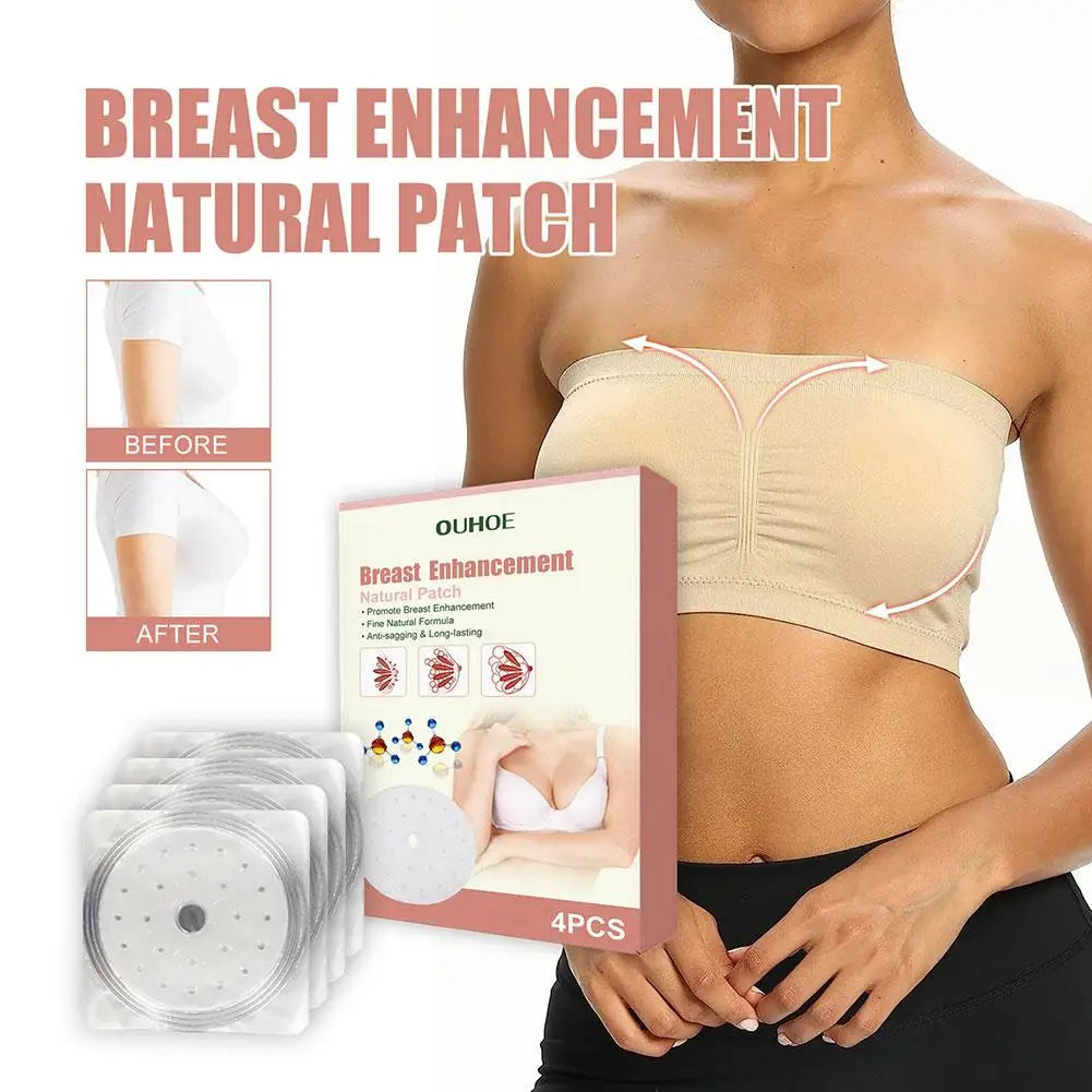 4Pcs Women Anti-sagging Upright Breast Lifter Breast Enhancer Patch Bust Augmentation Firming Bust Lifting Pad