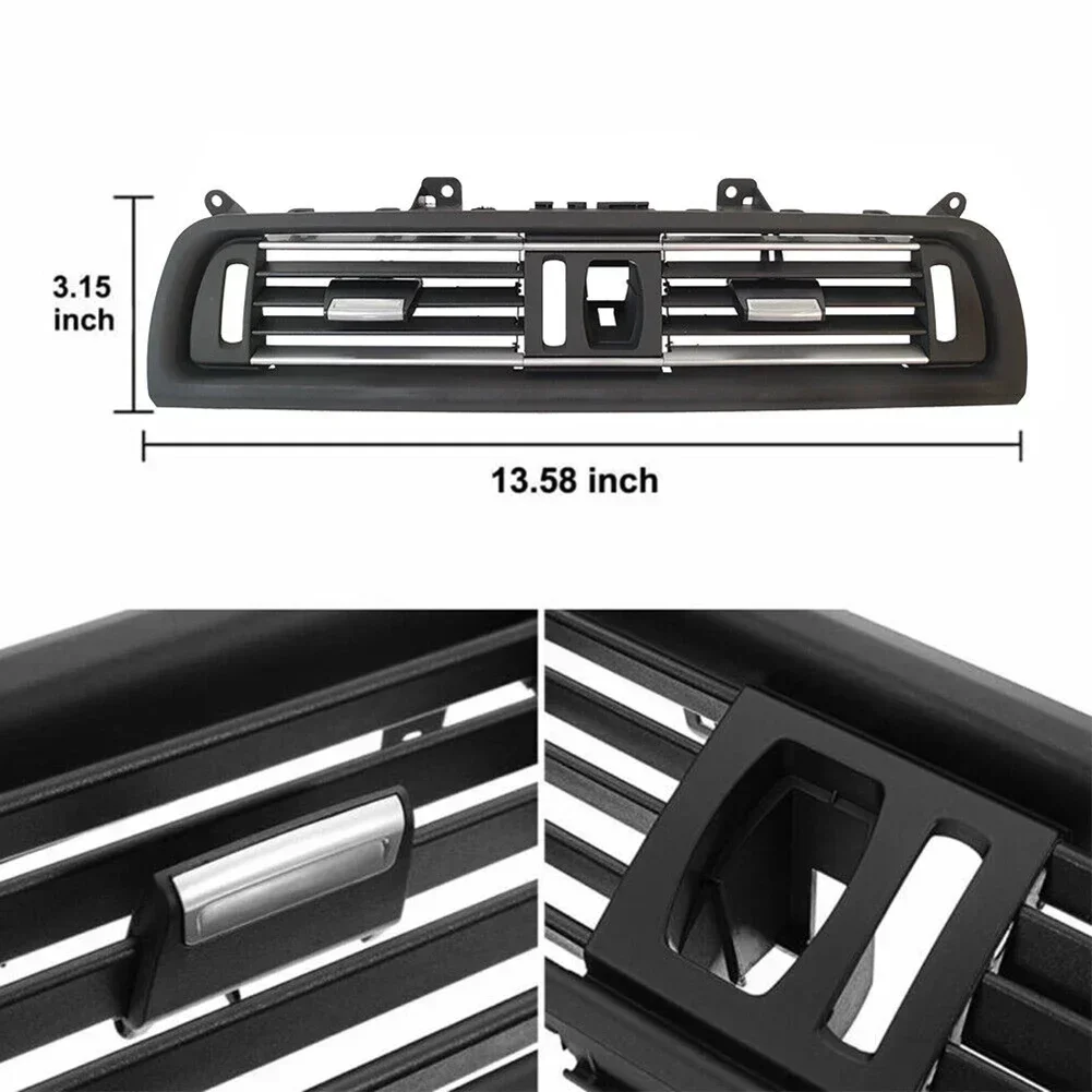 Car Center Contral Air Vent For BMW 6-Series F12 M6 Dashboard Snap-in Air Outlet Auto A/C Air Inserting Vents Replacement