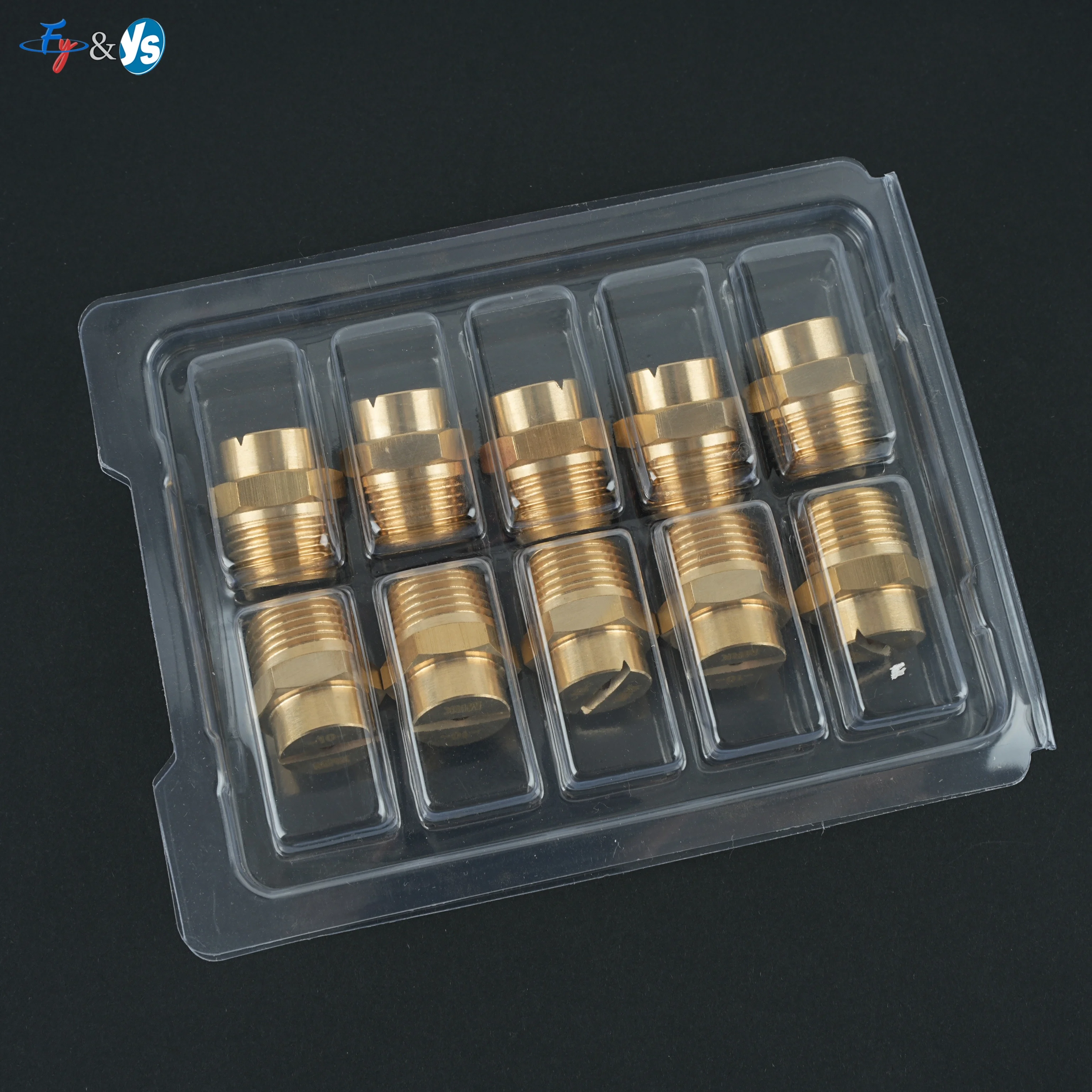 Brass Asphalt Spray Nozzle MRK Flat Fan Bitumen Spraying Tip For Asphalt Distributor Truck Road Construction