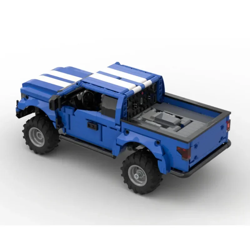 

Building Block MOC-186703 Truck Pickup Truck Splicing Model 1021PCS Boys Puzzle Education Birthday Christmas Toy Gift Decoration