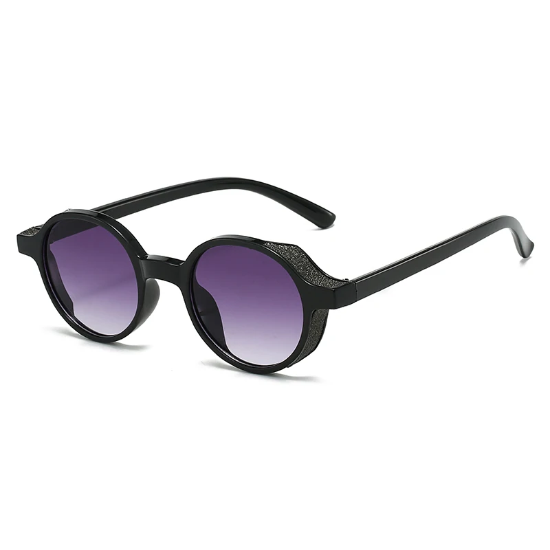 رائعة النظارات الشمسية المستديرة النساء الرجال الاتجاه الفاخرة العلامة التجارية نظارات شمسية الخروج السفر ظلال سيدة رجل UV400 نظارات واقية