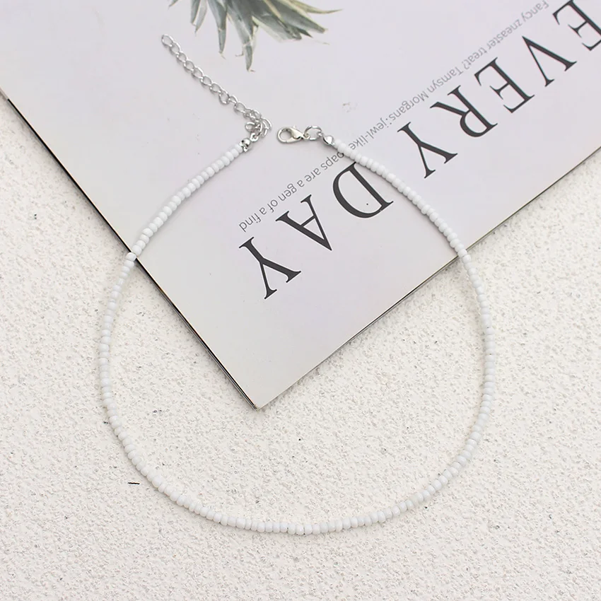 Einfache Rocailles Strang Halsband Mode Koreanische Kragen Charme Bunte Handgemachte Böhmen Halskette Frauen Strand Weibliche Schmuck – Detail 36
