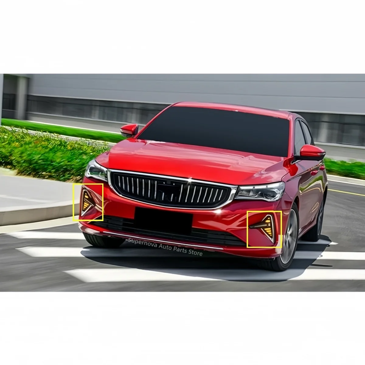 For Geely Proton S70 2022 Three colors Modification Specialized Daytime running light Flowing Light Turn signal Decorative light