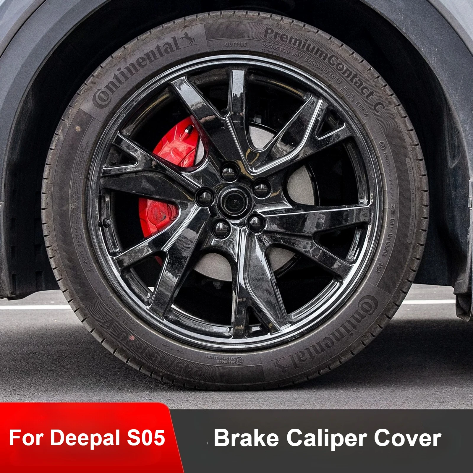 For Changan Deepal S05 2024 2025 2026 Car Brake Caliper Cover Alumunum Alloy Front & Rear Wheel Hub Modification Accessories