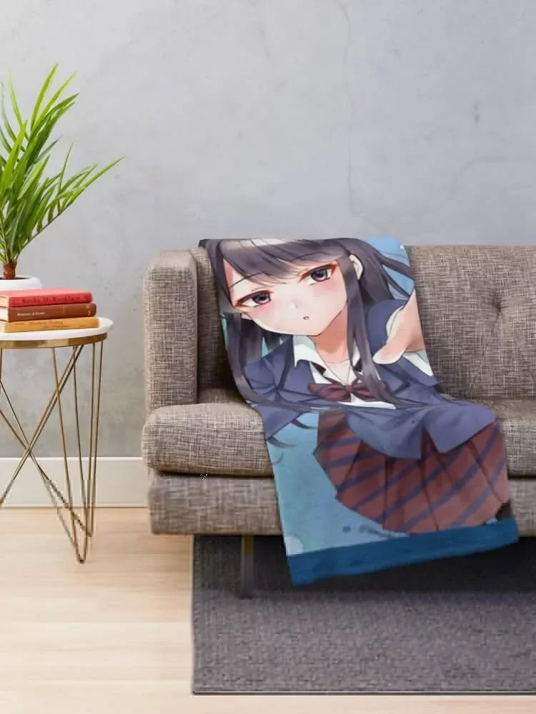 Komi-san wa Comyushou desu., Komi Shouko Throw Blanket Soft Beds Decorative Sofa Blankets