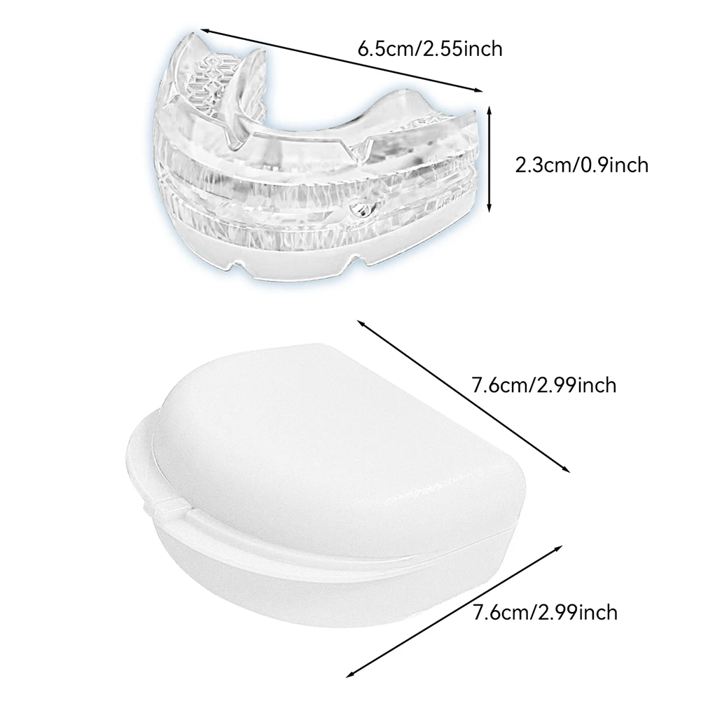 Adjustable Anti Snoring Mouth Guard Anti-Snoring Mouthpiece Sleeping Devices Bruxism Snoring Stopper Improve Sleep Mouthpiece image 6