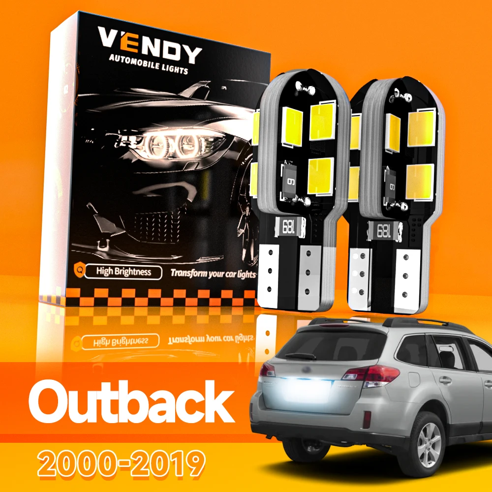 

2 шт. для Subaru Outback 2000-2019 светодиодный светильник номерного знака 2009 2010 2011 2012 2013 2014 2015 2016 2017 2018 аксессуары Canbus