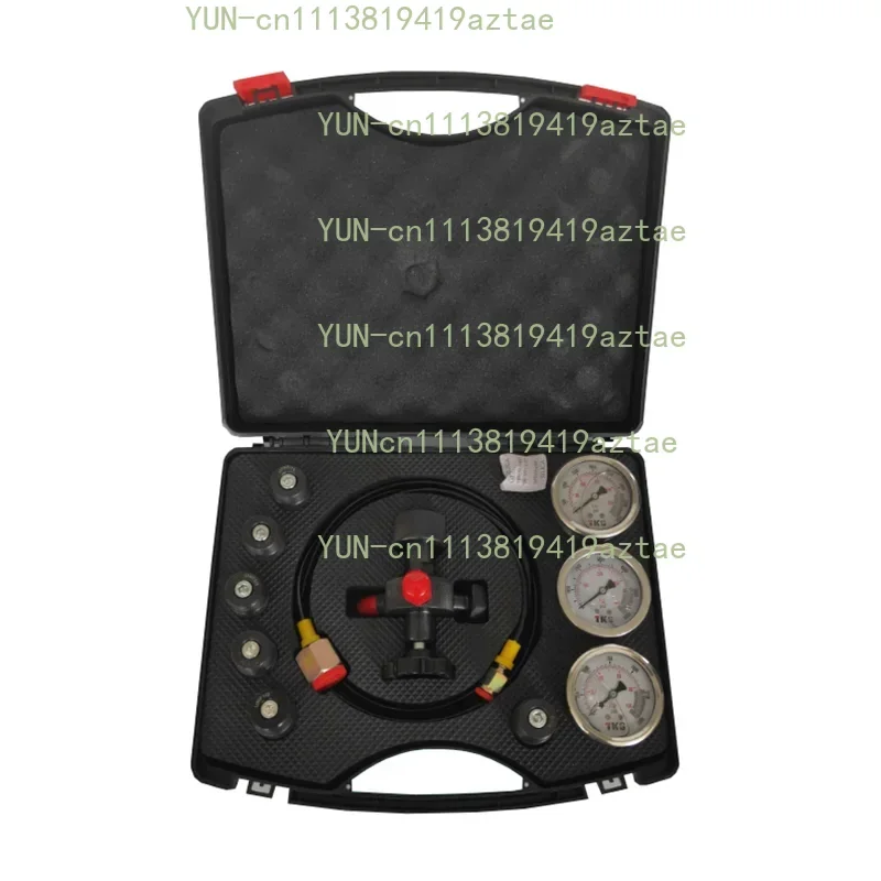 Hydraulic Accumulator Cylinder Nitrogen Gas Charging Kit and Pressure Test Kit