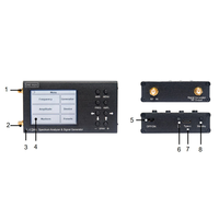 B07B-SA6 4.4Ghz Spectrum Analyzer Signal Genertor Wi-Fi 2G 4G CDMA GSM Beidou 35-4400Mhz Signal Test