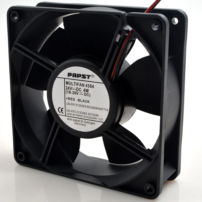 Multiventilador 4354 24 v DC 4 w 12038 12 cm inversor ventilador de flujo axial