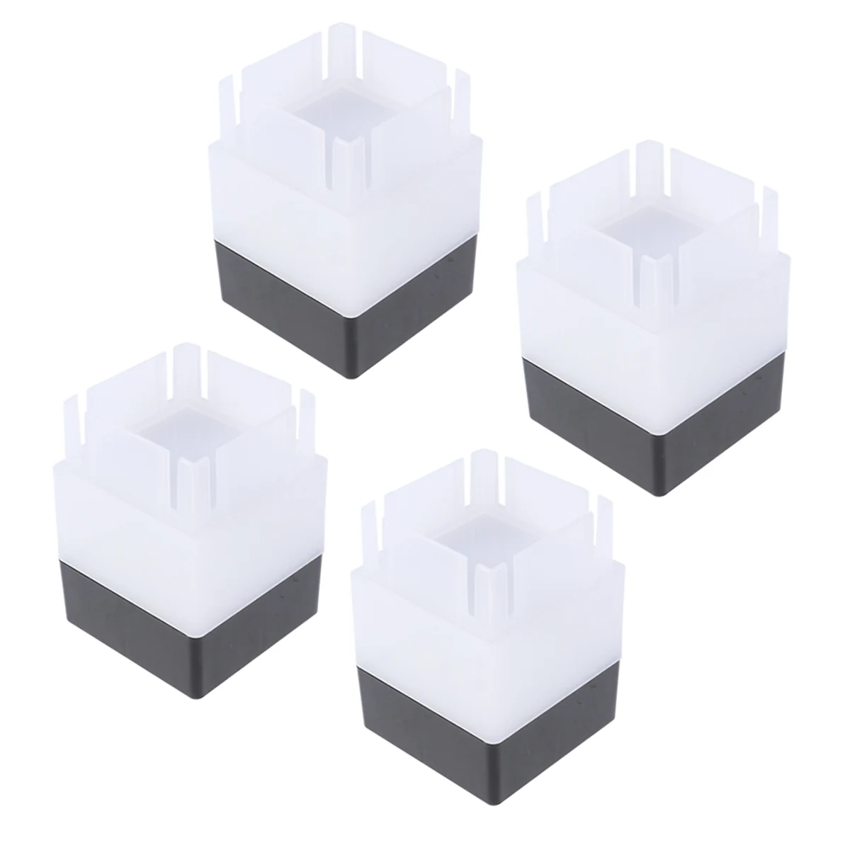 

4 pcs Solar Fence Light Outdoor Garden Lamp Waterproof Corridor Light Landscape Lamp High Brightness Led Warm White For Patio
