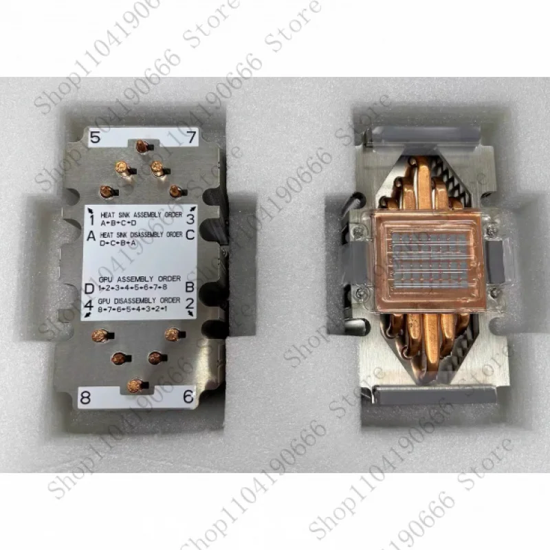 

== ДЛЯ SXM2 GPU V100 P100 радиатор 10 медных трубок рассеивание тепла высота 11 см