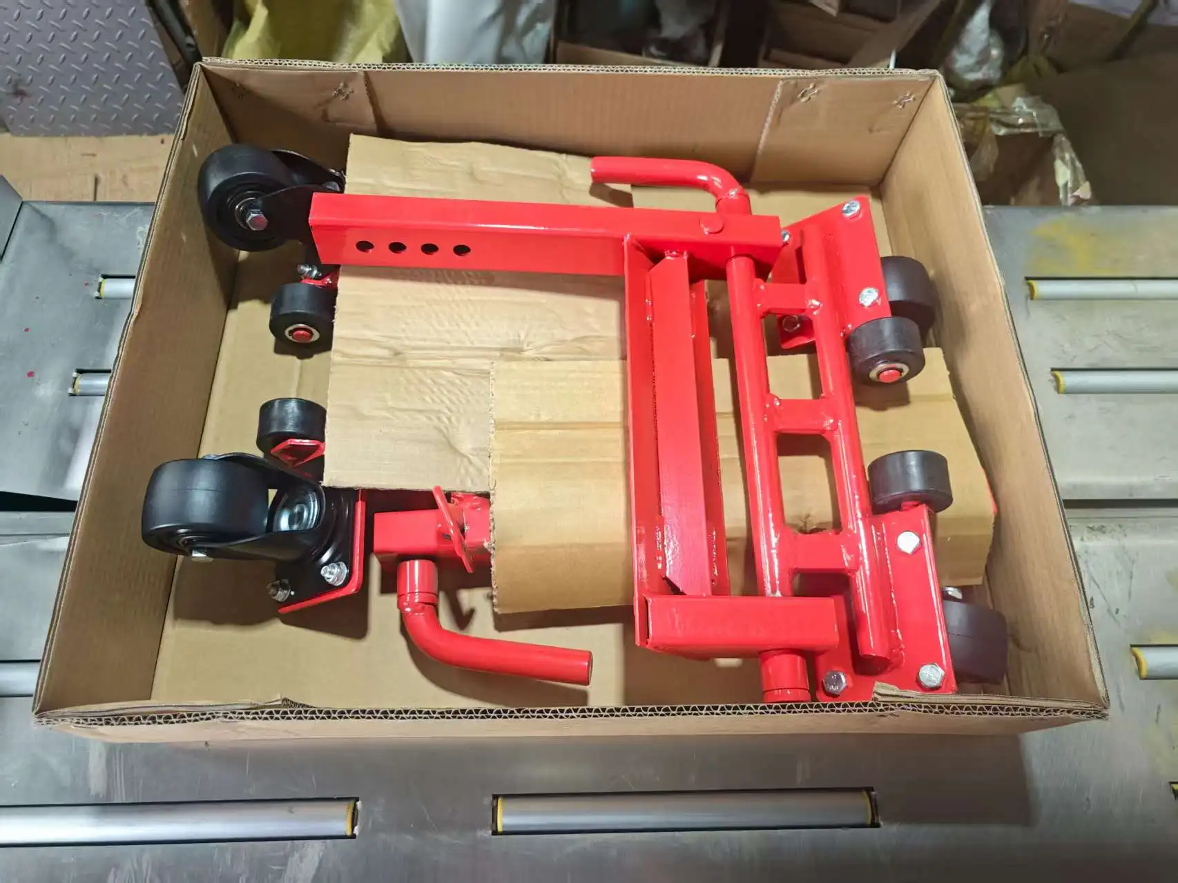 360 ° Universal Auxiliary Wheel with Ground Protection Wheel Dolly Customizable Color Mobile Cart