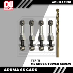 Soporte de choque ADU Racing TC4 M4 para ARRMA 6S 1/8 y 1/7