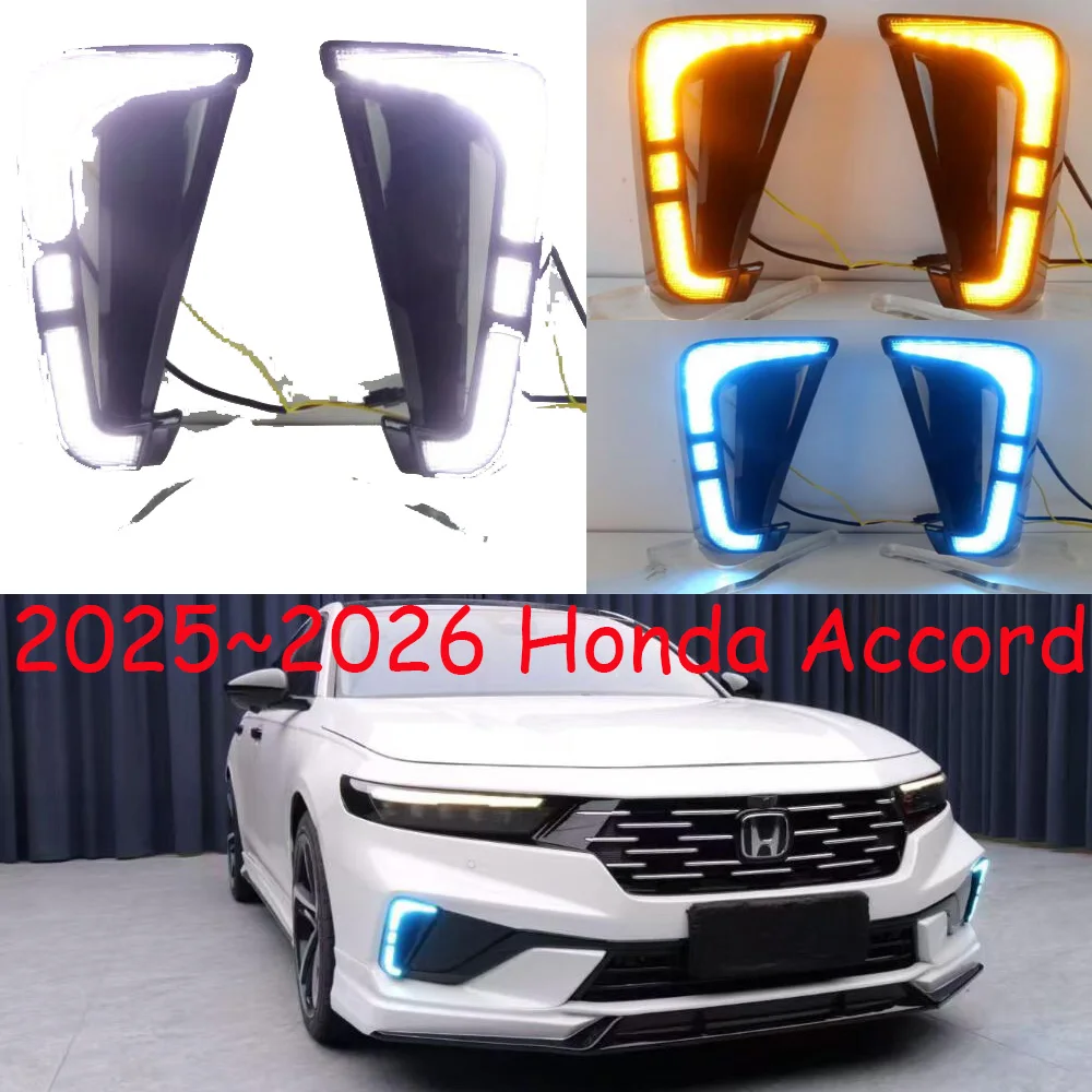 

car bumper headlight for Honda Accord daytime light 2025~2026y auto accessories LED headlamp fog light