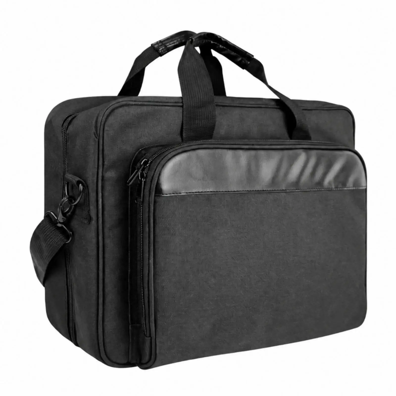 Printer and Laptop Carrying Bag Printer Storage Bag with Compartments Thick Foam Protection for Telecommuters, Teachers,