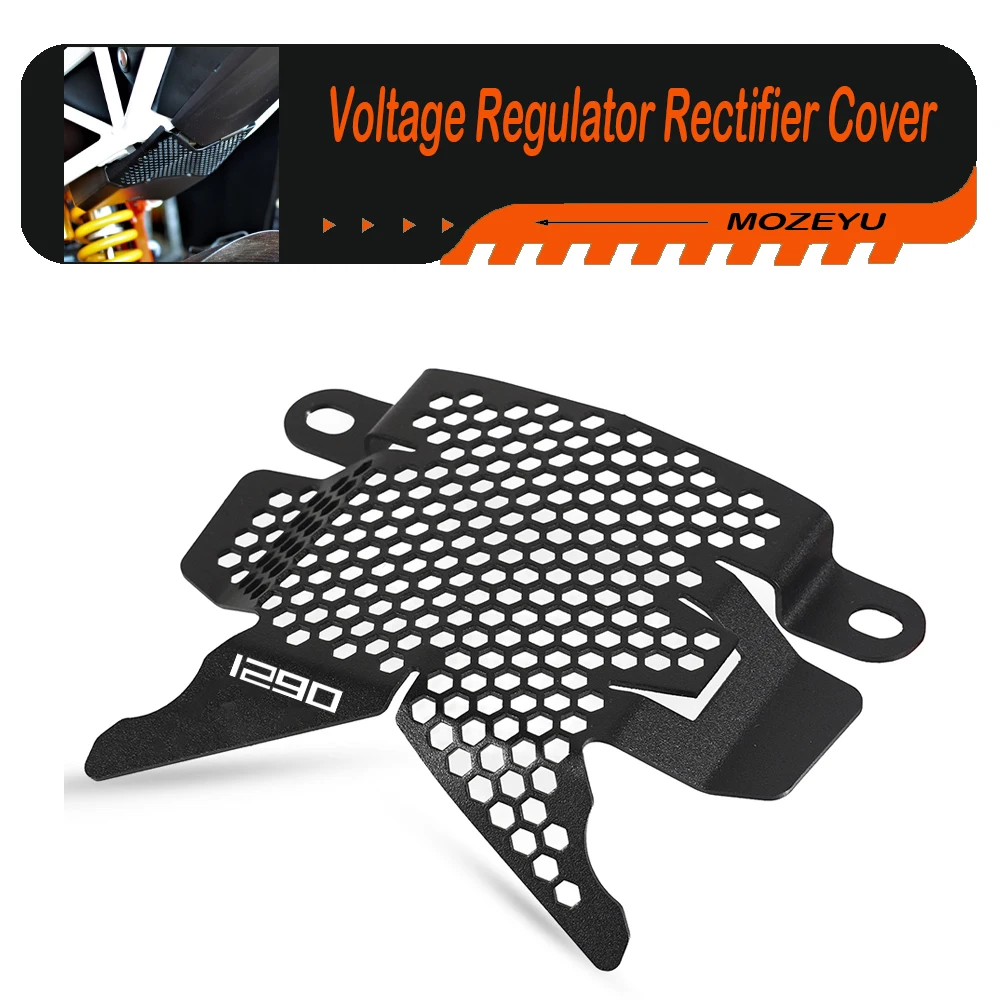 

Motorcycle Voltage Regulator Rectifier Cover Guard Grille Protector For 1290 Super Duke R 2013 2014 2015 2016 2017 2018 2019