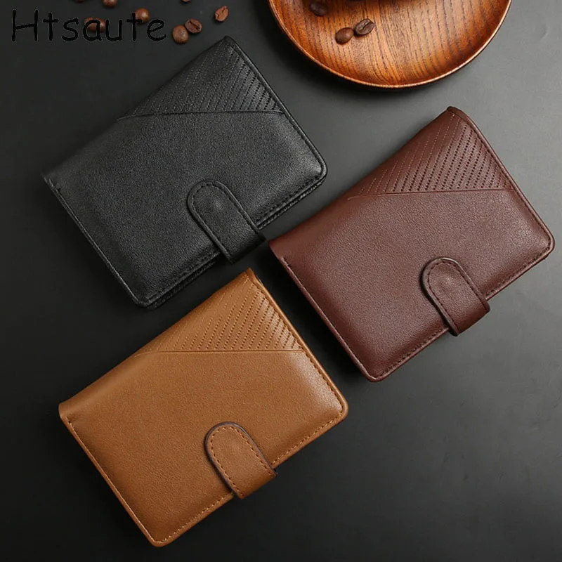 

Men's Wallet PU Leather Male Coin Purse Zipper Wallets Card Coin Purses Wallet Holder Credit Card Bag cartera mujer billeteras