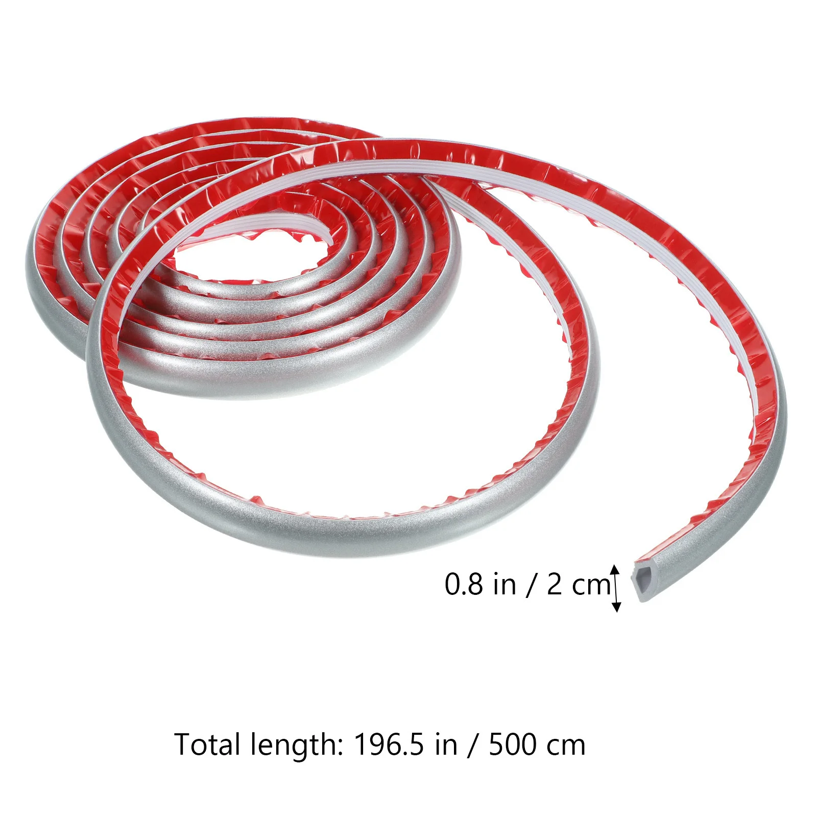 Pita Perekat Trim Caulk Fleksibel untuk Sudut Dinding, Desain Perekat Mandiri, Mudah Dipotong, Penggunaan Serbaguna