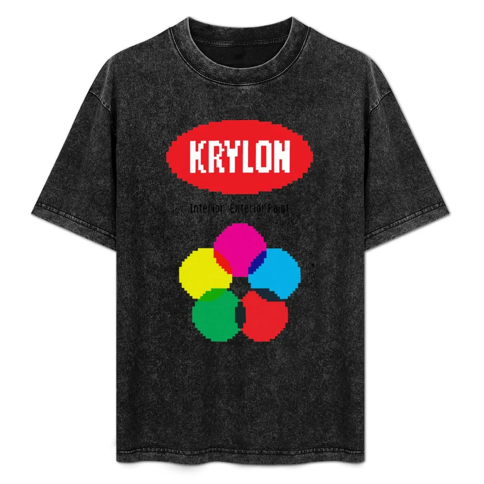 Krylon Spray Paint 8-Bit T-Shirt Camiseta para fiesta y festival