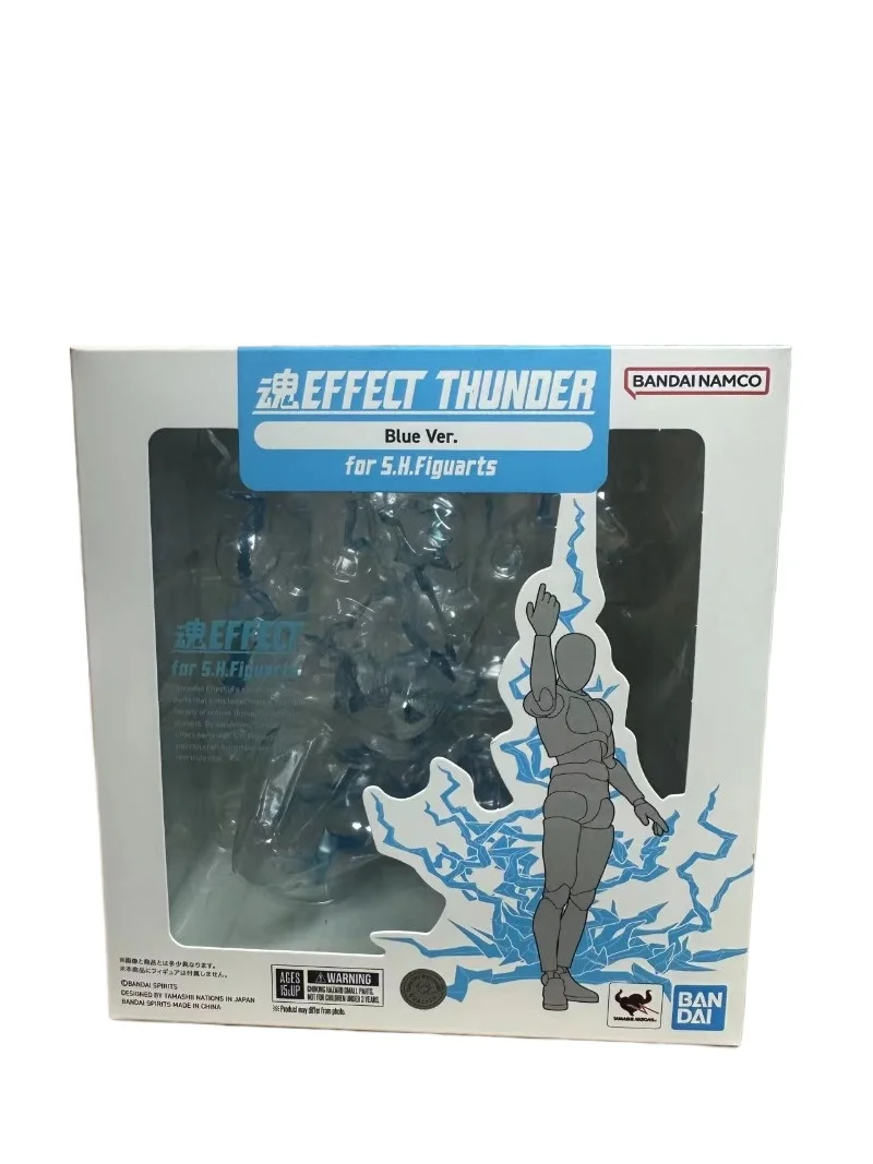In Stock Bandai Original SHF Soul EFFECT Blue Lightning Effects Accessories Special Effects Anime Action Figures Toys Gifts view 6