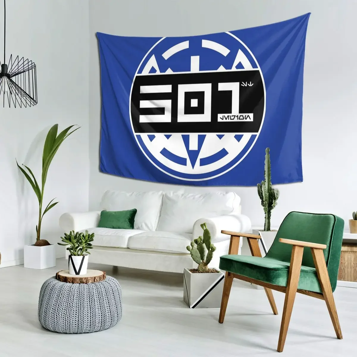 501st Legion Logo Tapestry Funny Wall Hanging Aesthetic Home Decoration Tapestries for Living Room Bedroom Dorm Room