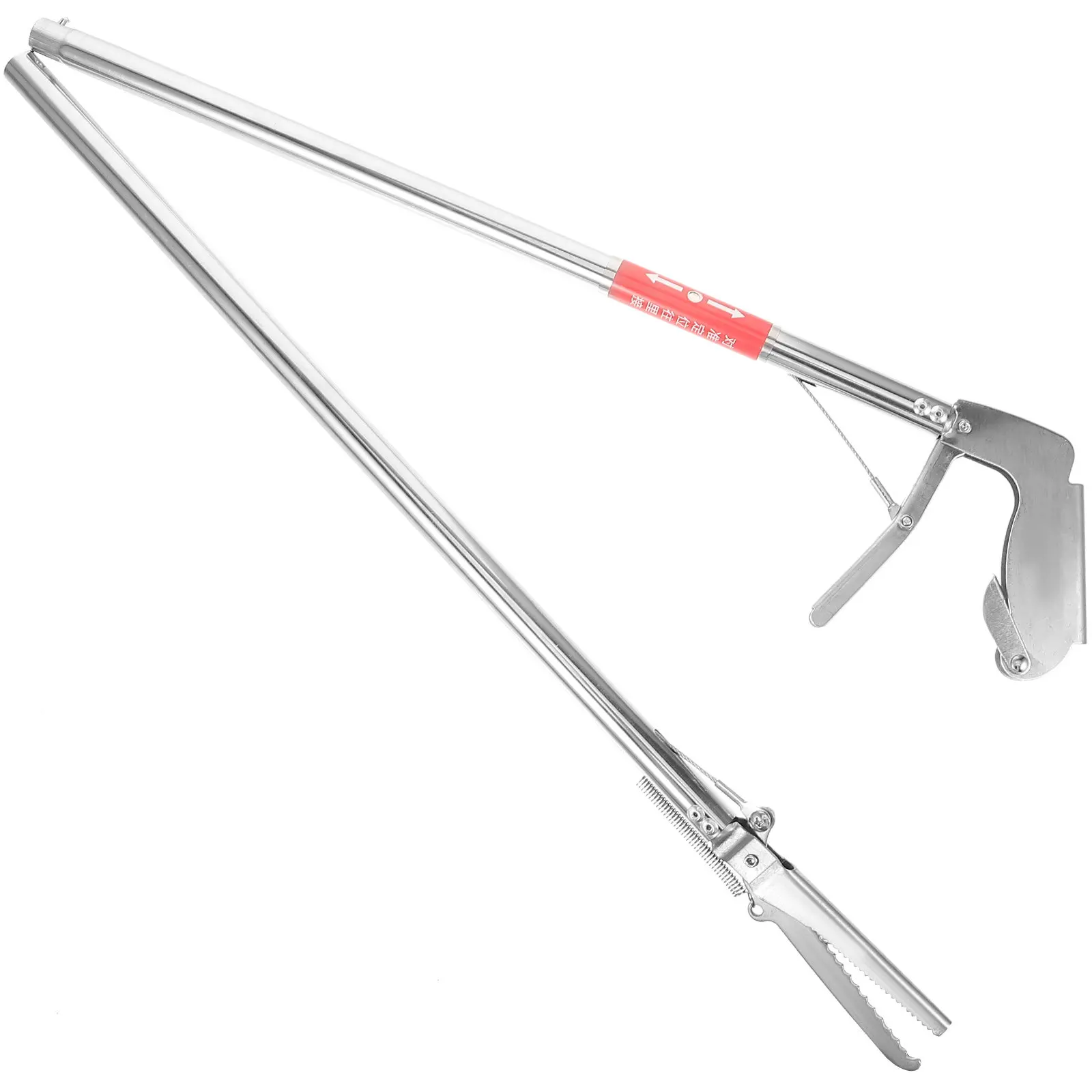 

Stainless Steel Snake Tong Folding Snake Clip Catcher Tool for Snakes Reptiles Crabs Eels Garbage Outdoor Use Lightweight Wear