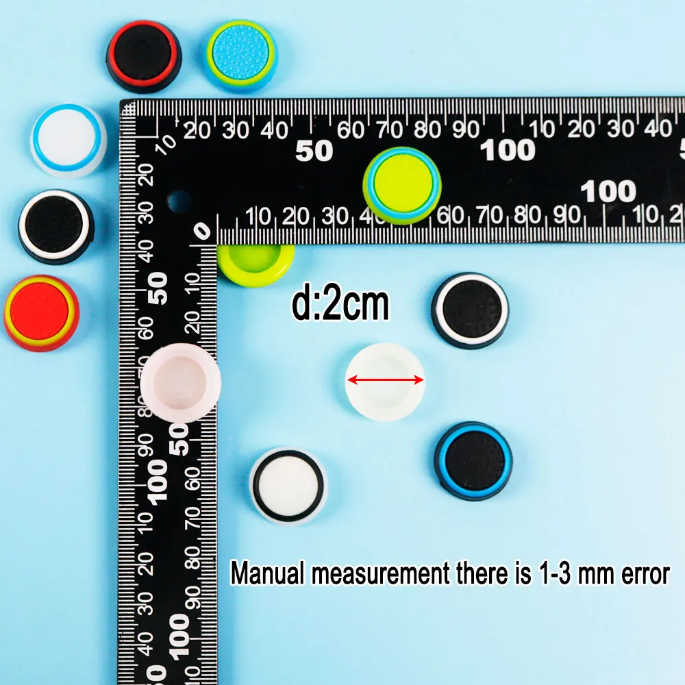 2 Pcs High Quality Silicone Analog Thumbstick Remote rod Cap For PS4 PS3 Xbox One Controller Thumbstick Cap Replacement Parts